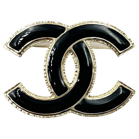 chanel brooch pin black|chanel brooch pins for women.